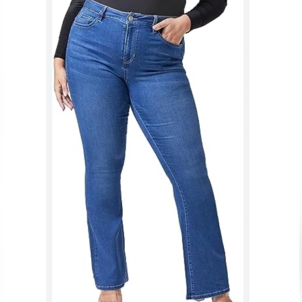 Stretch Jeans Size 24W Low Rise Classic Skinny